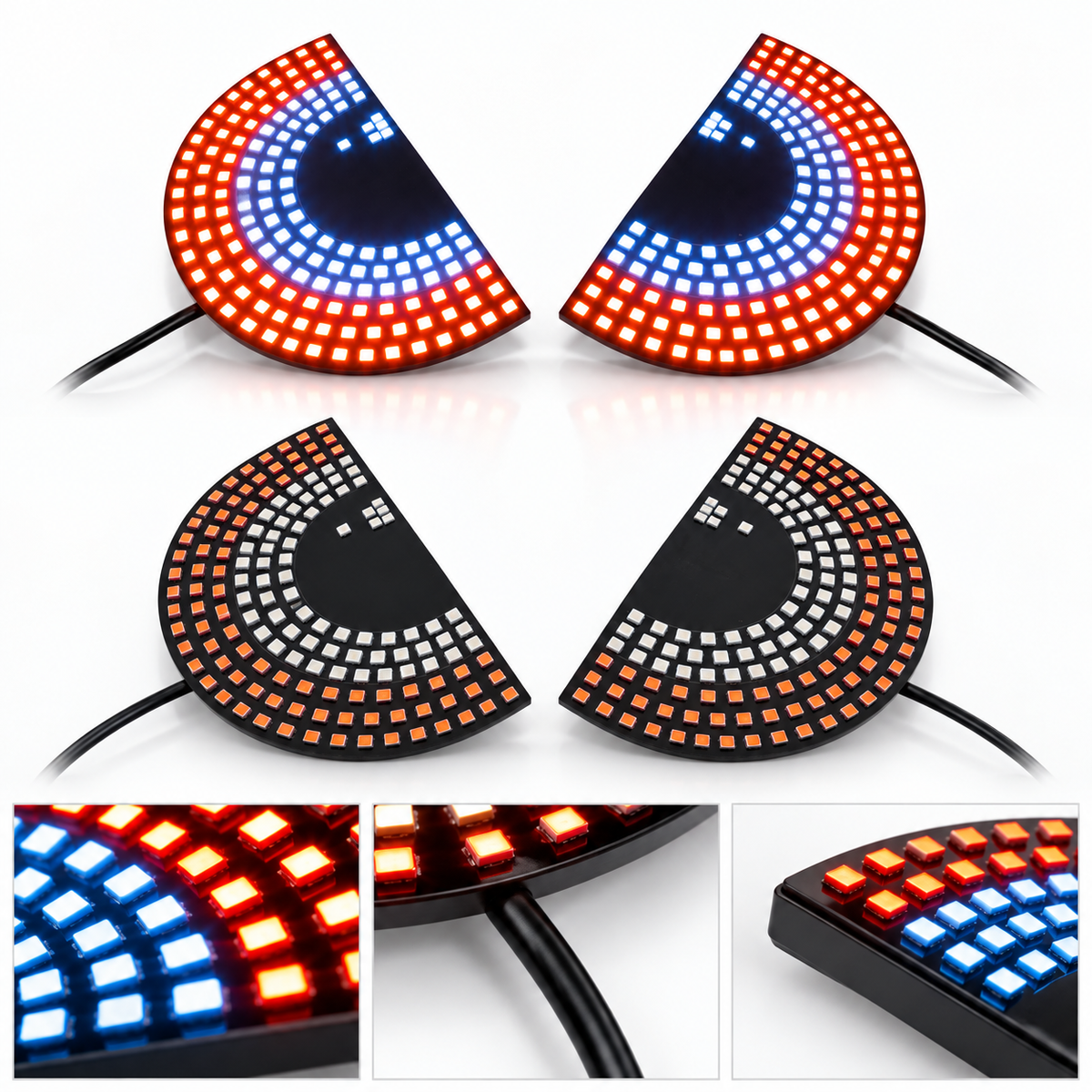 LED Devil Eyes Rear Windshield Display | Car Interior Light