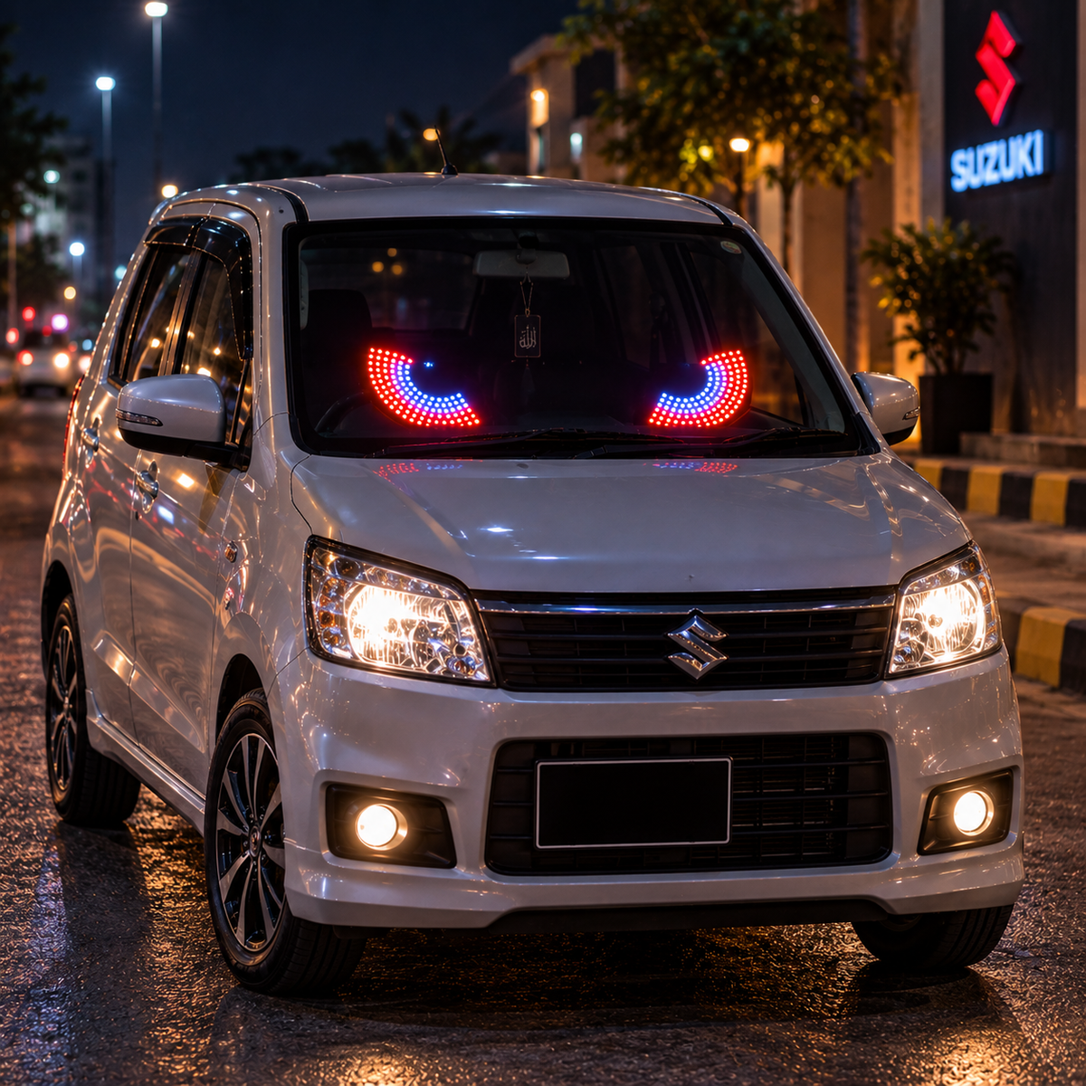 LED Devil Eyes Rear Windshield Display | Car Interior Light