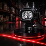 Magnetic Forklift Work Light (Red & Blue Beam)