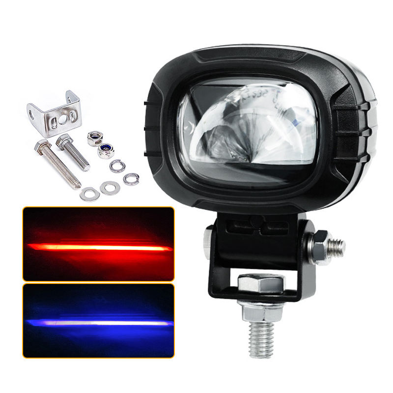 Magnetic Forklift Work Light (Red & Blue Beam)