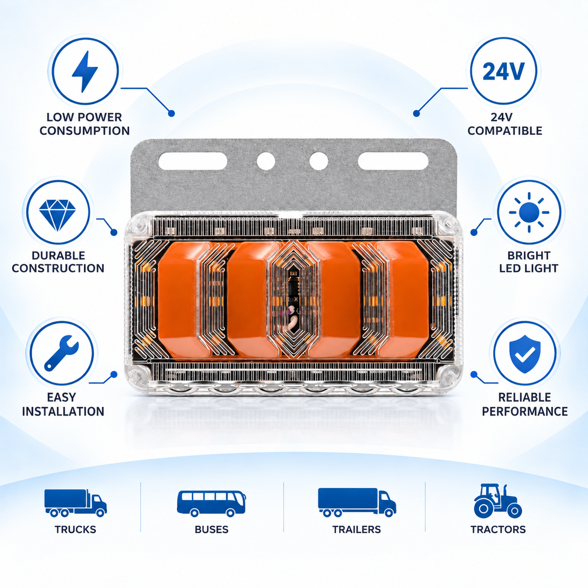 Original Sinotruk HOWO Body LED Lighting Parts