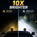 (Pair) Heavy-Duty LED Lights for Trucks