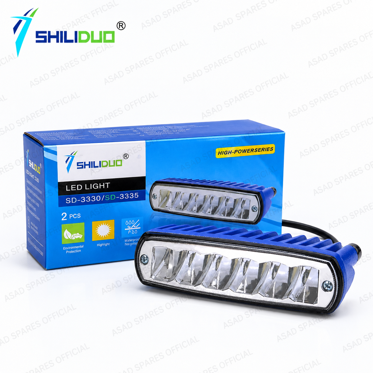 (PAIR) Waterproof LED Fog & Spotlight (12V/24V)