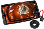 Rectangular H4 Halogen Headlight for Excavators & Heavy-Duty Vehicles