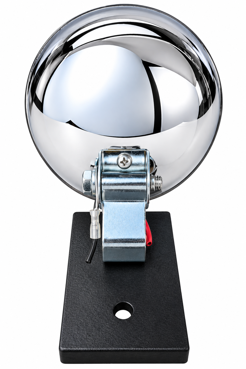Round Chrome-Rim Halogen Headlight