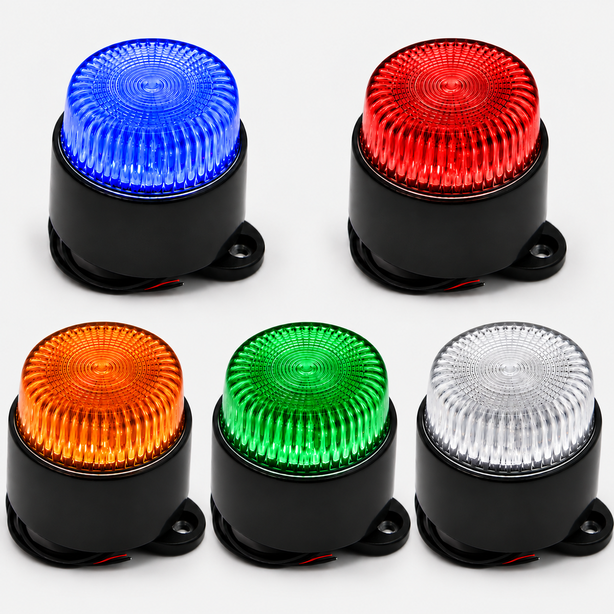 Round LED Warning Side Light | IP66 Waterproof