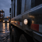Round LED Warning Side Light | IP66 Waterproof