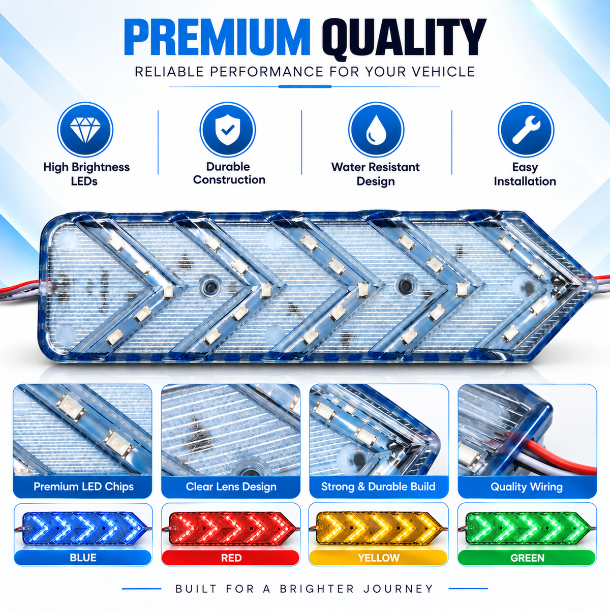 Sealed LED Side Marker Light for Trucks & Trailers