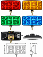 SHILIDUO 15-Lens Green LED Warning Light