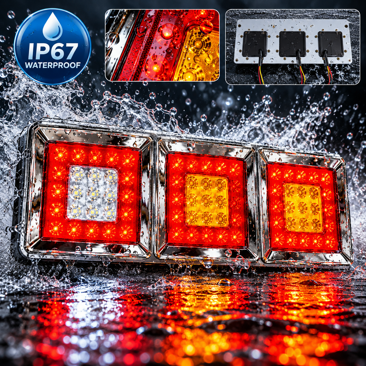 SHILIDUO LED Rear Brake Light