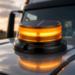 Solar LED Safety Beacon (Magnetic Mount)