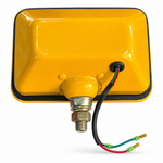 Square H4 Halogen Work Light with Yellow Housing