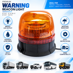 Super Bright Magnetic LED Safety Beacon | CE & R65 Certified