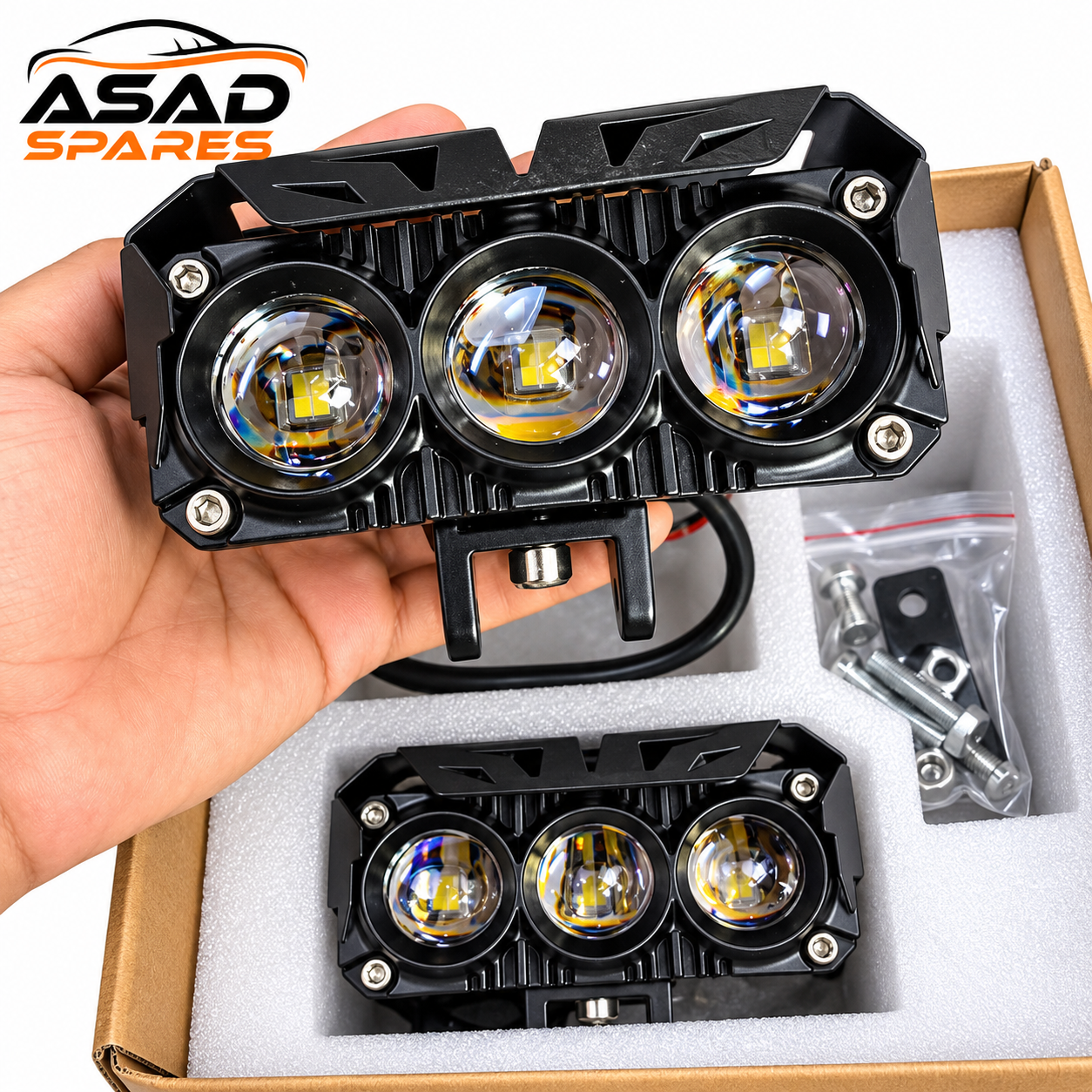 Triple Lens LED Auxiliary Light