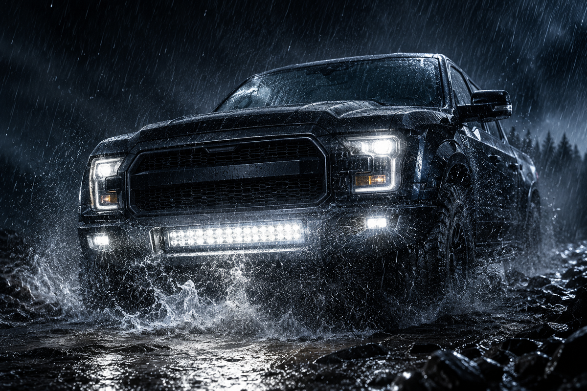 Ultra Bright Slim-Size Hybrid LED Light Bar