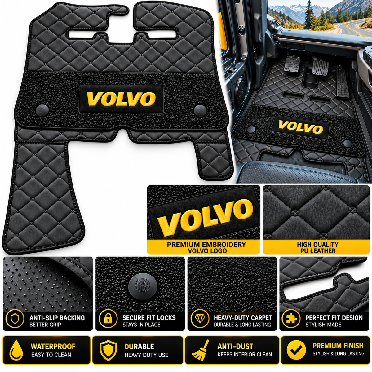 Volvo Excavator Floor Mat