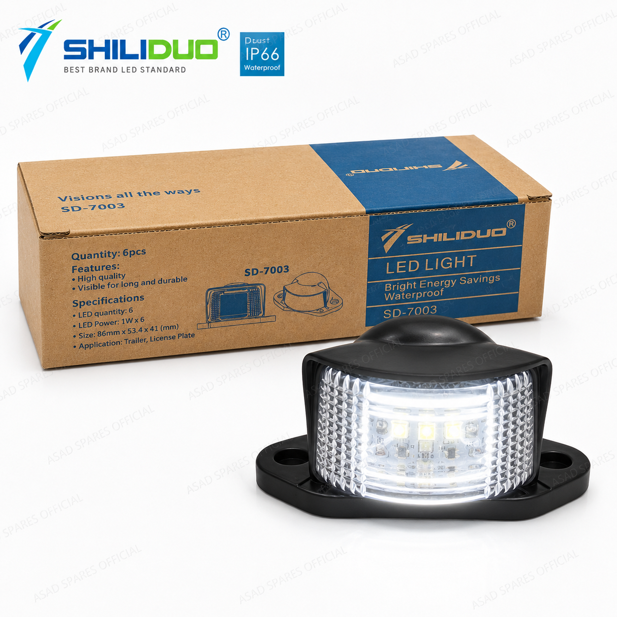 Waterproof IP66 LED Plate Light