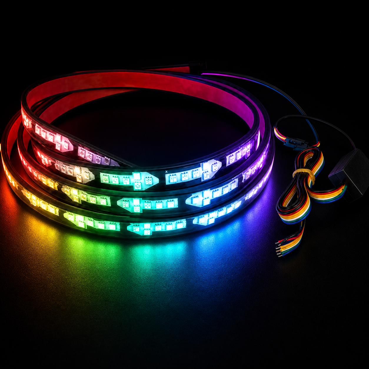 Waterproof LED tail light strip rain resistant durable automotive light